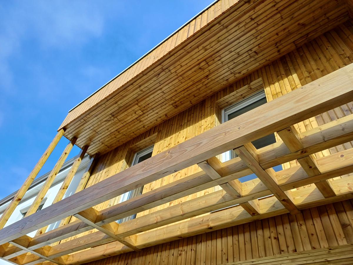 Bardage arrière - détail